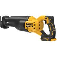 XR&reg; Brushless Cordless Reciprocating Saw (Tool Only), 20 V, Lithium-Ion Battery, 0-3000 SPM Sécurité Médic