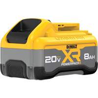 MAX* XR POWERPACK Battery, Lithium-Ion, 20 V, 8 Ah Sécurité Médic