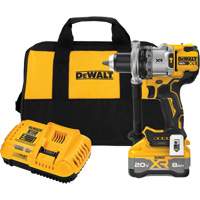 MAX* XR&reg; Brushless Cordless 3-Speed Hammer Drill Kit with XR POWERPACK Battery, 1/2" Chuck, 20 V Sécurité Médic