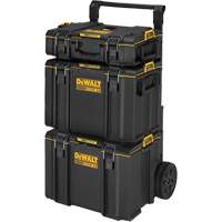 Syst&egrave;me de rangement sur roues TOUGHSYSTEM 2.0, 24" x 20-2/5" x 34-1/2", Noir/Jaune Sécurité Médic