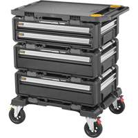 Poste de travail modulaire 5-en-1 TOUGHSYSTEM 2.0 DXL, 34" x 25-4/5" x 39", Noir/Jaune Sécurité Médic