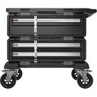 Poste de travail modulaire 4-en-1 TOUGHSYSTEM 2.0 DXL, 34" x 25-4/5" x 30", Noir/Jaune Sécurité Médic