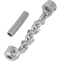 1-1/4" - 1-1/2" Standard Chain Knocker for 1/4" Chain Snake Cable Sécurité Médic