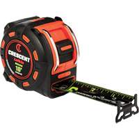 Shockforce NITE EYE Tape Measure, 1-1/4" x 16', SAE Graduations Sécurité Médic