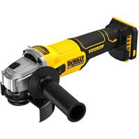 Brushless Cordless Slide-Switch Grinder (Tool Only), 4-1/2" Wheel, 20 V Sécurité Médic