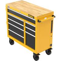 Heavy-Duty Mobile Workstation, 8 Drawers, 40" W x Yellow Sécurité Médic