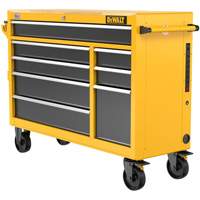 Heavy-Duty Mobile Workstation, 8 Drawers, 52" W x Yellow Sécurité Médic