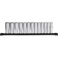 12-Point Deep Well Metric Socket Set, 13 Pcs, 1/2" Drive Size, Deep Sécurité Médic