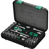 Jeu de cliquets rapides Zyklop 8100 SA 2, 42 Mcx, Prise de 3/8" Sécurité Médic