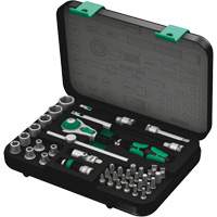 Jeu de cliquets rapides Zyklop 8100 SA 4, 41 Mcx, Prise de 1/4" Sécurité Médic