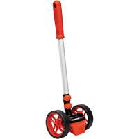Roue de mesure &agrave; deux roues SAE , 4"/10,16 cm, Gamme de 9999', Pouces/pieds Sécurité Médic