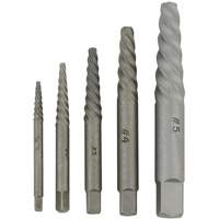 JSSE-5S Spiral-Type Screw Extractor Set, Alloy Steel Sécurité Médic