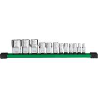 Jeu de douilles, Torx, Prise 1/4"/1/2"/3/8", 12 mr Sécurité Médic
