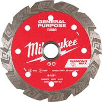 DIAMOND MAX Turbo General Purpose Diamond Blade Sécurité Médic
