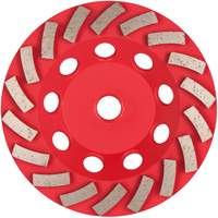 Meule boisseau diamant&eacute;e &agrave; 18 segments Turbo DIAMOND MAX Sécurité Médic