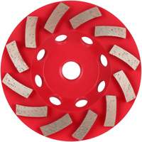 Meule boisseau diamant&eacute;e &agrave; 12 segments Turbo DIAMOND MAX Sécurité Médic