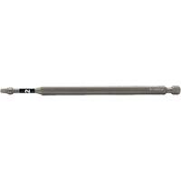Embout pour outils &eacute;lectriques Impactech, Carr&eacute;e, Embout #2, Prise 1/4", Longueur 6" Sécurité Médic