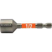 Tourne-&eacute;crou Impactech, Embout 1/2", Prise 1/4", 2-9/16" lo, Magn&eacute;tique Sécurité Médic