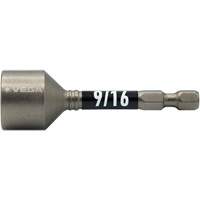 Tourne-&eacute;crou Impactech, Embout 9/16", Prise 1/4", 2-9/16" lo, Magn&eacute;tique Sécurité Médic