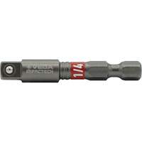 Impactech&reg; Impact Socket Adapter, 1/4" Drive Size, 1/4" Male Size, 2" L Sécurité Médic