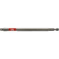 Impactech&reg; Impact Socket Adapter, 1/4" Drive Size, 1/4" Male Size, 6" L Sécurité Médic