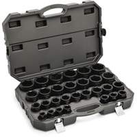 6 Point SAE Socket Set, 29 Pcs, Impact, 3/4" Drive Size Sécurité Médic