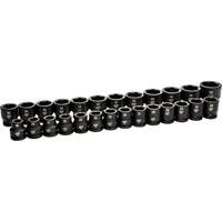 6 Point Metric Socket Set, 26 Pcs, Impact, 3/4" Drive Size Sécurité Médic