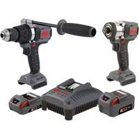 Hammer Drill & Impact Driver Combo Tool Kit, Lithium-Ion, 20 V Sécurité Médic