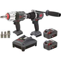 Hammer Drill & Impact Wrench Combo Kit, Lithium-Ion, 20 V Sécurité Médic