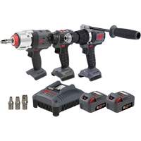 Screwdriver, Hammer Drill & Impact Driver Combo Tool Kit, Lithium-Ion, 20 V Sécurité Médic
