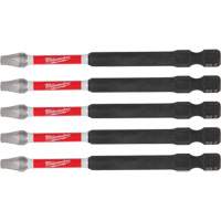 SHOCKWAVE Impact Recess Power Bits, Square, 2 Tip, 3-1/2" Length Sécurité Médic