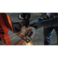 Rectifieuse angulaire sans balais avec interrupteur coulissant, Roue de 4-1/2", 18 V Sécurité Médic