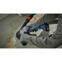 Rectifieuse angulaire sans balais avec interrupteur coulissant, Roue de 4-1/2", 18 V Sécurité Médic