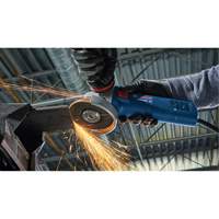 Ergonomic Angle Grinder, 4-1/2", 120 V, 10 A, 11000 RPM Sécurité Médic
