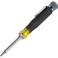 Tournevis multi-embouts de pr&eacute;cision polyvalent de poche 13-en-1, 6-1/2" lo, Prise Coussin&eacute;e Sécurité Médic