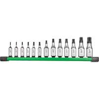 Jeu de douilles &agrave; embouts inviolables, Torx, Prise 1/4"/3/8", 13 mr Sécurité Médic