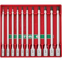 Jeu de douilles &agrave; embouts longues, Torx, Prise 1/4"/3/8", 11 mr Sécurité Médic