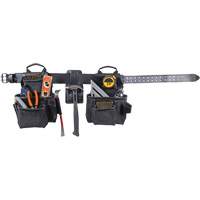 Ensemble de tabliers robustes Phantom 4 morceaux, Cuir, Noir Sécurité Médic