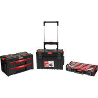3-Piece Arx&reg; Rolling Toolbox Base Set, 25-1/5" x 19" x 42-2/5", Black Sécurité Médic