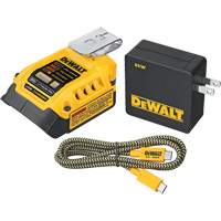 MAX*/FLEXVOLT &reg; 5 Amp USB Charging Kit, 20 V, Lithium-Ion Sécurité Médic