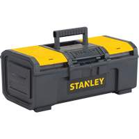 Toolbox, 16" W x Black/Yellow Sécurité Médic