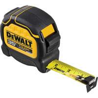 TOUGHSERIES Tape Measure, 35', Imperial Graduations Sécurité Médic