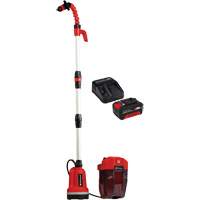 Cordless Clean Water Rain Barrel Pump with 4Ah Battery & Charger Starter Kit, 18 V, 792.5 GPH Sécurité Médic