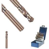 SST+ Stub Length Drill Bit, 1/8", High Speed Steel, 11/16" Flute, 135° Point Sécurité Médic