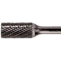 Double Cut Cylindrical Carbide Burr, 3/8" Dia., 1/4" Shank, 3/4" Depth of Cut Sécurité Médic