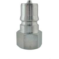 Hydraulic Quick Coupler - Plug, Stainless Steel, 1/2" Dia. Sécurité Médic