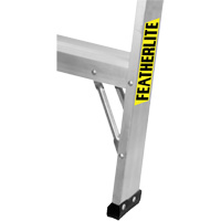 Industrial-Duty Sawhorse, 2' H x 31.9375" W x 23.50" D, 300 lbs. Capacity, Aluminum Sécurité Médic