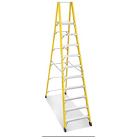 Escabeaux industriels robustes &agrave; plateforme (s&eacute;rie 6500), 12', Cap. De 300 lb Sécurité Médic