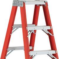 6600 AA Series Industrial Extra Heavy-Duty 2-Way Stepladders, Fibreglass, 375 lbs. Capacity, 4' Sécurité Médic