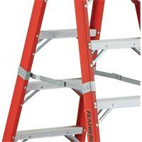6600 AA Series Industrial Extra Heavy-Duty 2-Way Stepladders, Fibreglass, 375 lbs. Capacity, 4' Sécurité Médic
